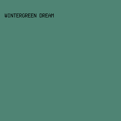 4F8474 - Wintergreen Dream color image preview