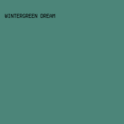 4c8579 - Wintergreen Dream color image preview