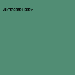 518d74 - Wintergreen Dream color image preview