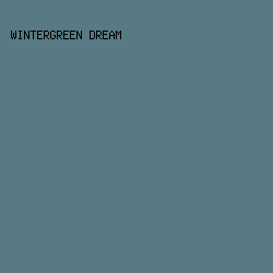 577a84 - Wintergreen Dream color image preview