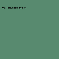 588a6f - Wintergreen Dream color image preview