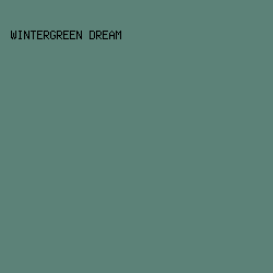 5C8278 - Wintergreen Dream color image preview