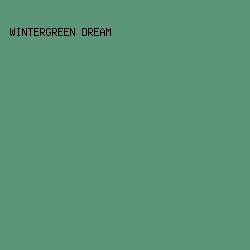 5C9679 - Wintergreen Dream color image preview