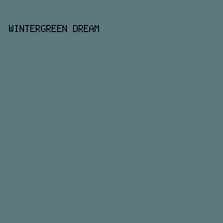 5D7980 - Wintergreen Dream color image preview