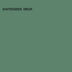 5D836D - Wintergreen Dream color image preview