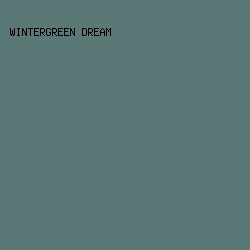 5a7976 - Wintergreen Dream color image preview