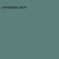 5b807c - Wintergreen Dream color image preview