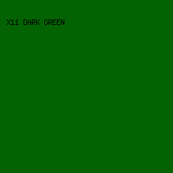 036302 - X11 Dark Green color image preview