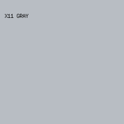 B8BDC3 - X11 Gray color image preview