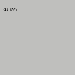 BFBFBD - X11 Gray color image preview