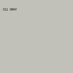 C1C0B9 - X11 Gray color image preview