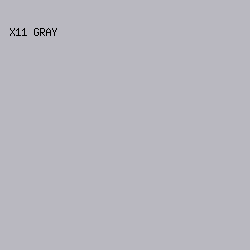 b9b8c0 - X11 Gray color image preview