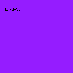 951CFF - X11 Purple color image preview