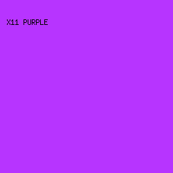 B734FF - X11 Purple color image preview