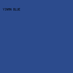 2C4B8D - YInMn Blue color image preview