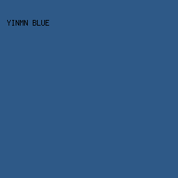 2E5987 - YInMn Blue color image preview