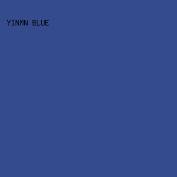 344B8E - YInMn Blue color image preview