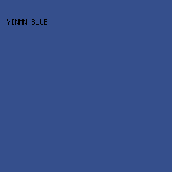 354f8c - YInMn Blue color image preview