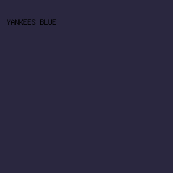 2A273F - Yankees Blue color image preview