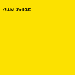 fce100 - Yellow (Pantone) color image preview