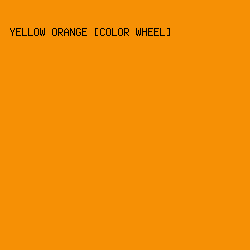 F69005 - Yellow Orange [Color Wheel] color image preview