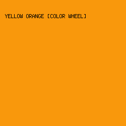f9980c - Yellow Orange [Color Wheel] color image preview