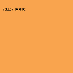 F9A44E - Yellow Orange color image preview