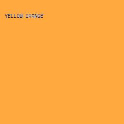 FFA93F - Yellow Orange color image preview
