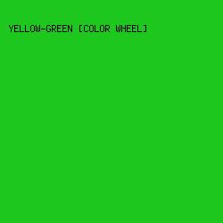 1dc71d - Yellow-Green [Color Wheel] color image preview
