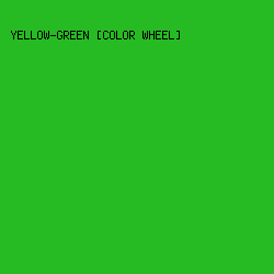 26BB22 - Yellow-Green [Color Wheel] color image preview