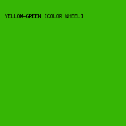 36B605 - Yellow-Green [Color Wheel] color image preview