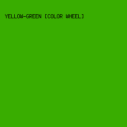 39ad00 - Yellow-Green [Color Wheel] color image preview