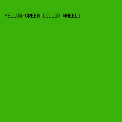 3bb20a - Yellow-Green [Color Wheel] color image preview
