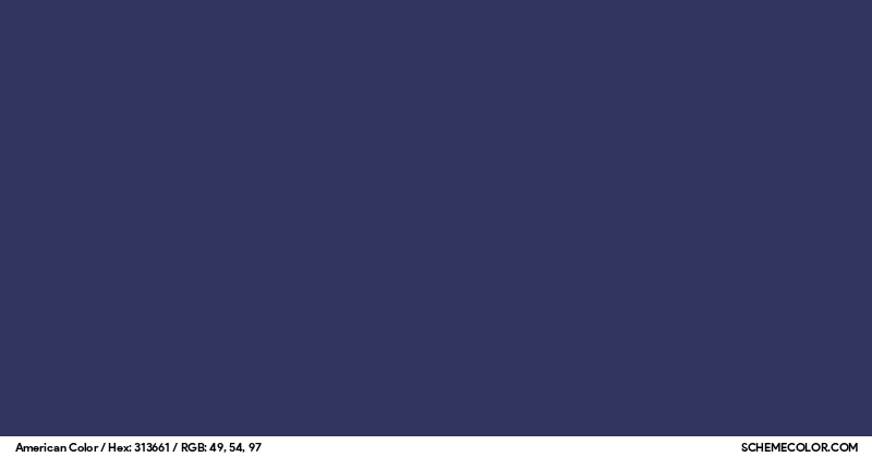 American Color - Colors - SchemeColor.com