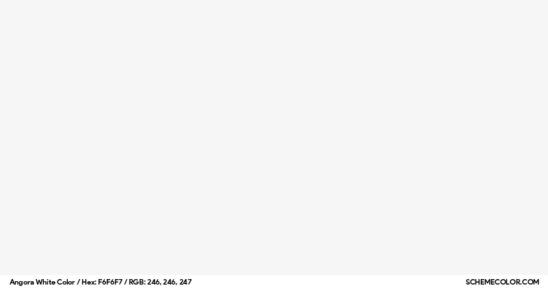 Color Preview Image of F6F6F7