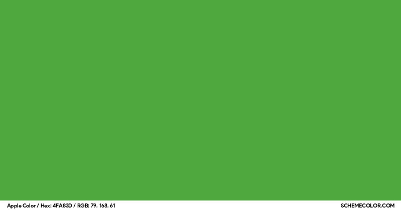 Apple Color - Colors - SchemeColor.com