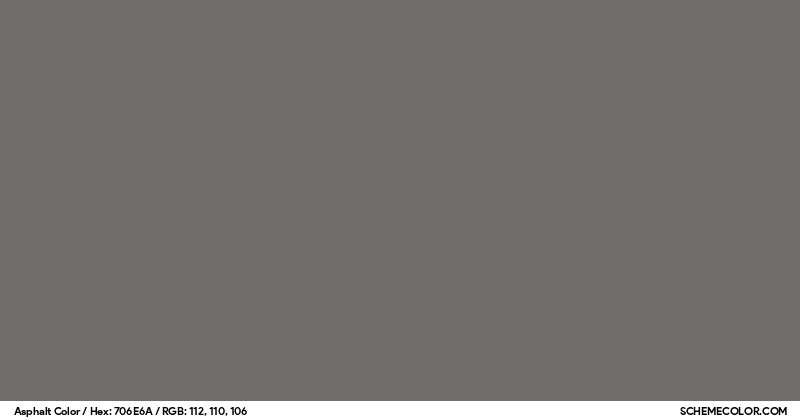 Asphalt Color Rgb Asphalt Color - Colors - SchemeColor.com