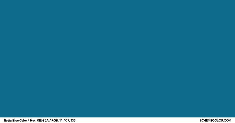 Betta Blue Color - Colors - SchemeColor.com