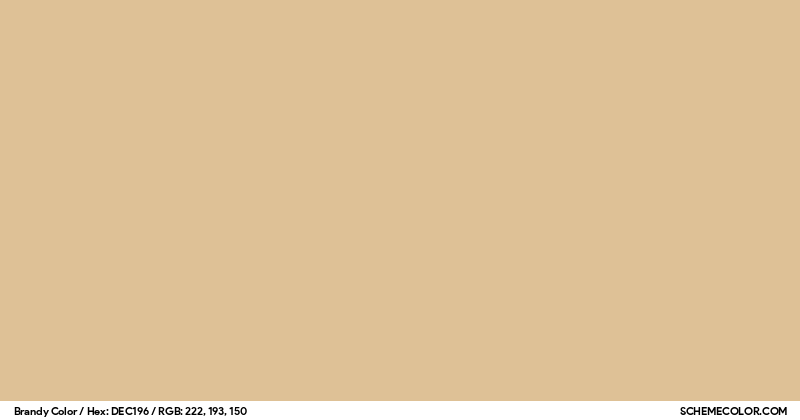 Brandy Color - Colors - SchemeColor.com