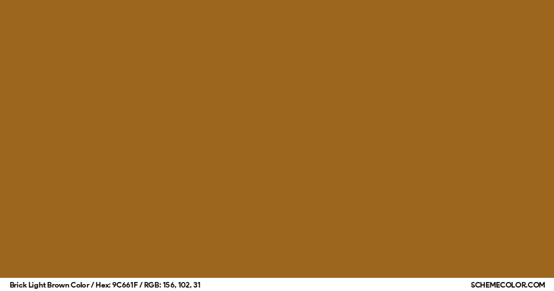 Brick Light Brown Color - Colors - SchemeColor.com