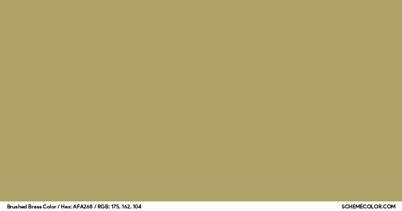 Brushed Brass Color - Colors - SchemeColor.com
