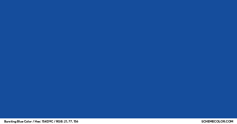 Bursting Blue Color - Colors - SchemeColor.com
