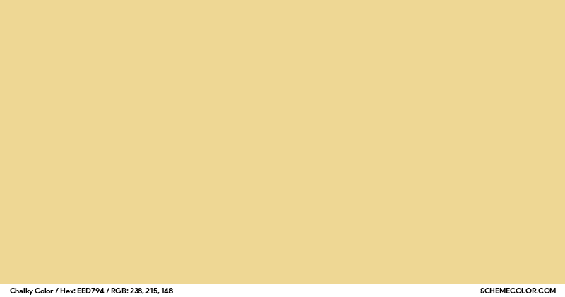 Chalky Color - Colors - SchemeColor.com