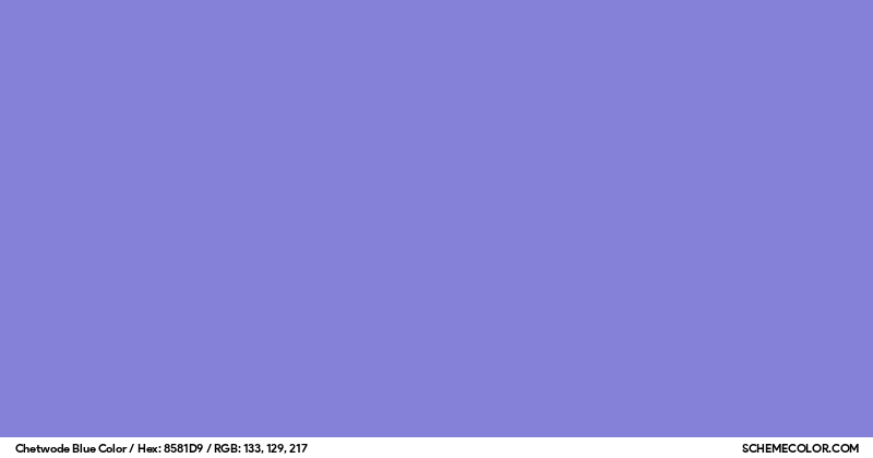 Chetwode Blue Color - Colors - SchemeColor.com