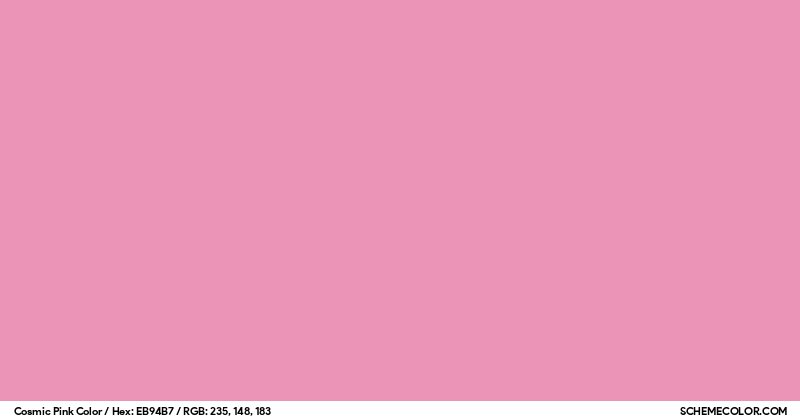 Cosmic Pink Color - Colors - SchemeColor.com