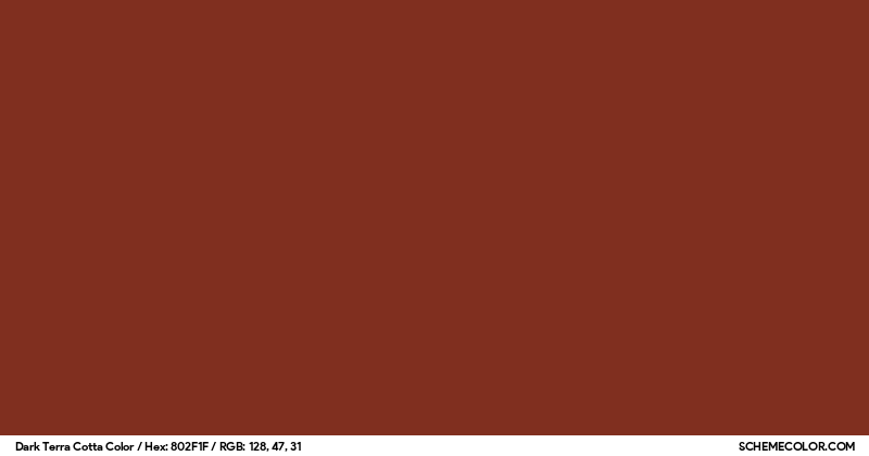 Dark Terra Cotta Color - Colors - SchemeColor.com