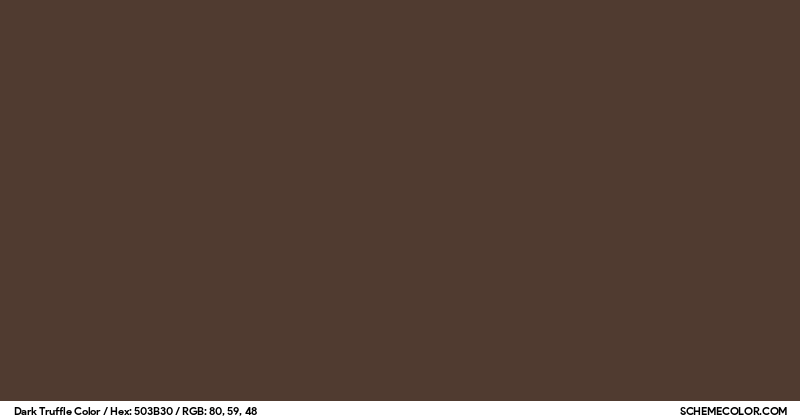 Truffle Color Dark Truffle Color - Colors - SchemeColor.com