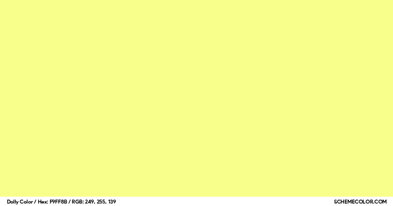 Color Preview Image of F9FF8B