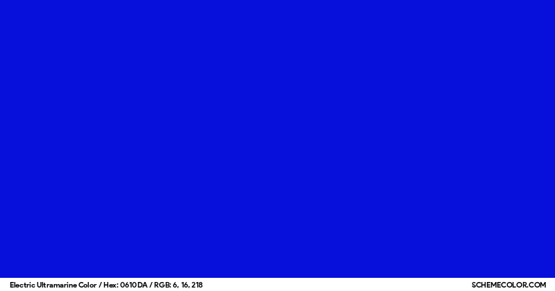 Electric Ultramarine Color - Colors - SchemeColor.com