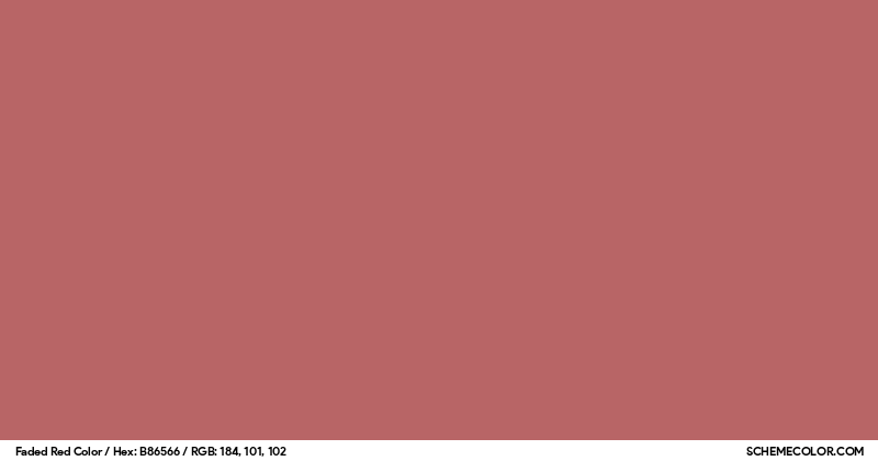 Fainted Red Color Faded Red Color - Colors - SchemeColor.com